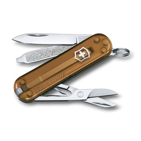 Нож-брелок Victorinox Classic SD Colors, 58 мм, 7 функций, "Chocolate Fudge"