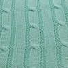Плед Фадо (Fado) вязаный, аква (без подарочной коробки)