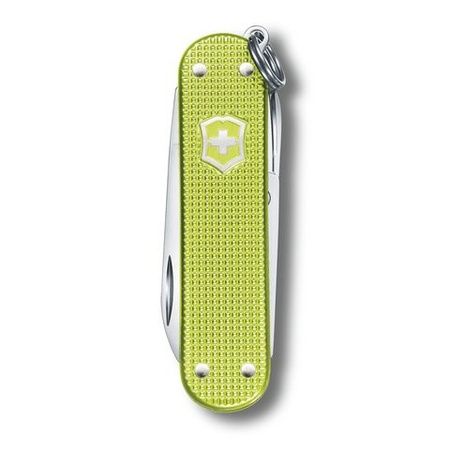 Нож-брелок Victorinox Classic SD Alox Colors, 58 мм, 5 функций, "Lime Twist"