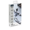 USB-хаб 7 в 1 USB-C - USB-A3.0 + 2хUSB-C + USB-C PD100Вт + HDMI + SD + microSD, серый, Deppa для бизнеса