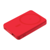 Внешний аккумулятор Ларго PD (Largo PD) 5000mAh с функцией беспроводной зарядки 15W, красный