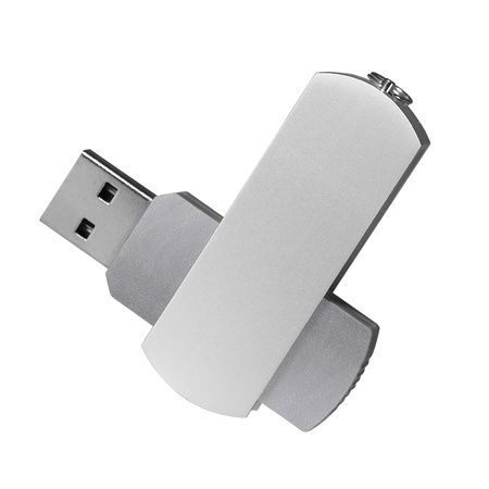 USB Флешка, Elegante, 16 Gb, серебряный