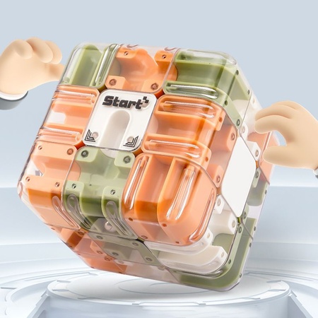 Антистресс-головоломка TURN & TWIST, прозрачный с логотипом компании. Цена 1 027 ₽. Артикул ARDN15007.25