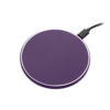 Беспроводное зарядное устройство с подсветкой 15W Auris, фиолетовое