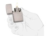 Зажигалка ZIPPO Classic с покрытием Brushed Chrome, латунь/сталь, серебристая, матовая, 38x13x57 мм для бизнеса