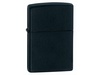 Зажигалка ZIPPO Classic с покрытием Black Matte, латунь/сталь, чёрная, матовая, 38x13x57 мм для бизнеса