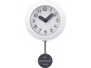 Настенные часы с маятником "Pendulum", белый (уф печать) для бизнеса