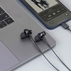 Стереогарнитура Stereo Aura ANC, USB-C, черный, Deppa для бизнеса
