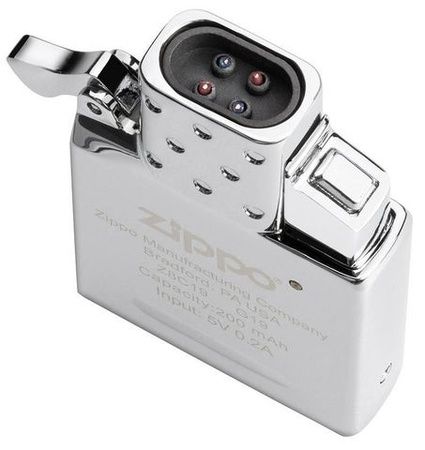 Электронный вставной блок для широкой зажигалки Zippo, нержавеющая сталь