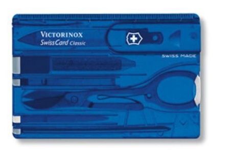 Швейцарская карточка Victorinox SwissCard, синяя