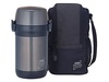 Термос из нерж.стали с пластиковыми контейнерами и ложкой тм THERMOS JLS-1601 Food 1.6L, серый для бизнеса