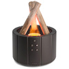 Светодиодный USB увлажнитель-аромадиффузор Bonfire с пультом Д/У, чёрный для бизнеса