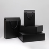 Подарочная коробка-трансформер средняя, черная