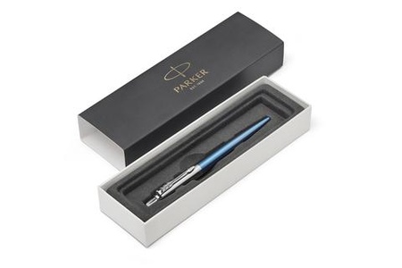 Parker Jotter Core - Waterloo Blue CT, шариковая ручка, M