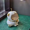 Статуэтка хранитель Кот большой, белый для бизнеса