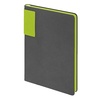 Ежедневник Flexy Star Sivilia Grey Edition Color А5, серо-салатовый, недатированный в гибкой обложке для бизнеса