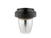 Термос из нерж. стали с ситом тм THERMOS TCMF-501, черный для бизнеса