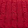 Плед Фадо (Fado) вязаный, красный (без подарочной коробки)