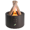 Светодиодный USB увлажнитель-аромадиффузор Bonfire с пультом Д/У, чёрный для бизнеса