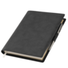 Ежедневник-портфолио Клип (Clip NEO) недатированный в подарочной коробке, черный (в комплекте ручка Tesoro серебро)