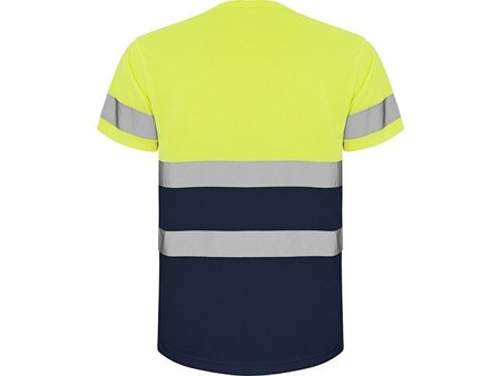 Футболка "Delta" мужская, нэйви/неоновый желтый с логотипом компании. Цена 1 883 ₽. Артикул AROA9310HV55221L