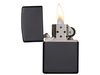 Зажигалка ZIPPO Classic с покрытием Black Matte, латунь/сталь, чёрная, матовая, 38x13x57 мм для бизнеса