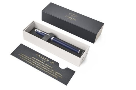 Parker IM Core - Matte Blue CT, перьевая ручка, F