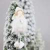 Новогоднее украшение рождественский ангел Брайтенс, белый для бизнеса