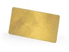 Значок металлический «Прямоугольник» закругленные углы, золотистый для бизнеса
