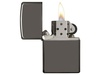Зажигалка ZIPPO Classic с покрытием Black Ice, латунь/сталь, чёрная, глянцевая, 38x13x57 мм для бизнеса