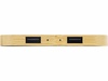 USB-хаб с беспроводной зарядкой из бамбука Plato для бизнеса