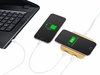 USB-хаб с беспроводной зарядкой из бамбука Plato для бизнеса