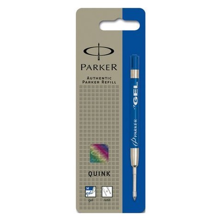 Parker Стержень для шариковой ручки (гелевый), M, синий (в блистере)