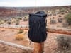 Легкий складывающийся рюкзак-мессенджер "Venturer Eco", черный для бизнеса