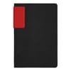 Ежедневник Flexy Star Sivilia Black Edition Color А5, черно-красный, недатированный ,в гибкой обложке для бизнеса