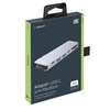 USB-C адаптер для MacBook 7-в-1, серебро, Deppa для бизнеса