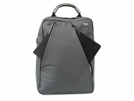 Рюкзак Premium+ Slim, серый с логотипом компании. Цена 6 433 ₽. Артикул AROALN2704G