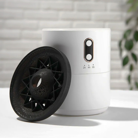 Светодиодный USB увлажнитель Volcano, белый   с логотипом компании. Цена 2 306 ₽. Артикул ARDN21020.01