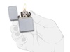 Зажигалка ZIPPO Classic с покрытием Satin Chrome™, латунь/сталь, серебристая, матовая, 38x13x57 мм для бизнеса
