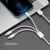 Дата-кабель 3 в 1: micro USB, USB-C, Ligthning, 1.2м, белый, Deppa для бизнеса
