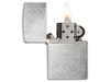 Зажигалка ZIPPO с покрытием Herringbone Sweep, латунь/сталь, серебристая, матовая, 38x13x57 мм для бизнеса