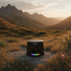 Магнитная беспроводная Bluetooth колонка-подставка Wave 5W, черная для бизнеса