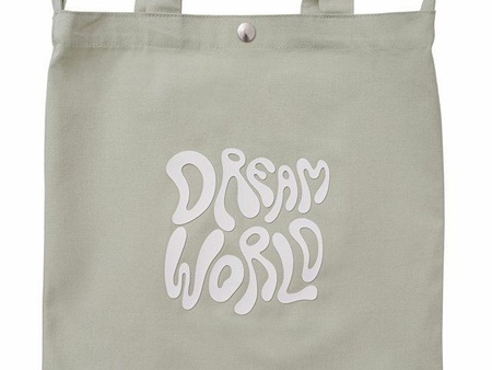 Сумка Helfer из хлопка на кнопке с регулирующейся лямкой, оливковый (3D термотрансфер) с логотипом компании. Цена 723 ₽. Артикул AROA842153tr