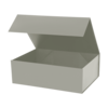Подарочная коробка-трансформер средняя, серая