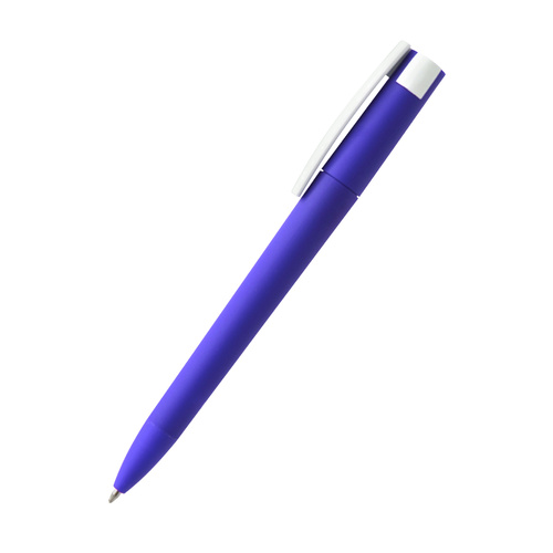 Ручка пластиковая T-pen софт-тач, синяя