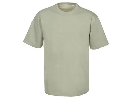 Футболка из френч терри «Warsaw» унисекс 220гр, оливковый с логотипом компании. Цена 960 ₽. Артикул AROA220363XS