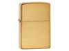 Зажигалка ZIPPO с покрытием Brushed Brass, латунь/сталь, золотистая, матовая, 38x13x57 мм для бизнеса