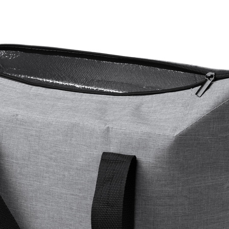 Сумка-холодильник SAGRES, серый с логотипом компании. Цена 895 ₽. Артикул ARDNTB1258S147