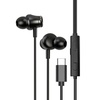 Стереогарнитура Stereo Aura ANC, USB-C, черный, Deppa для бизнеса