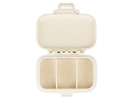 Таблетница "Salomee", бежевый с логотипом компании. Цена 167 ₽. Артикул AROA739513